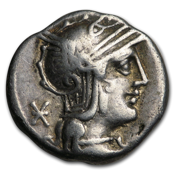 Roman Republic Silver AR Denarius Q. Philippus (C.129 BC) VF Roman Republic Silver AR Denarius Q. Philippus (C.129 BC) VF